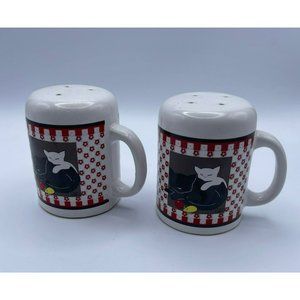 Linda Morgan Cat Salt and Pepper Shakers Set, Vintage 1983, Action Industries